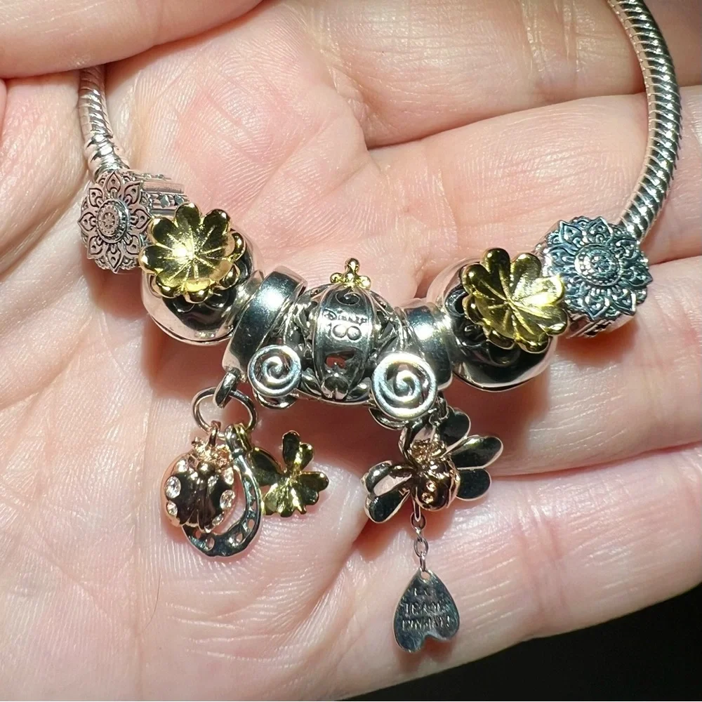 Clover, Ladybug & Horseshoe Dangle Charm